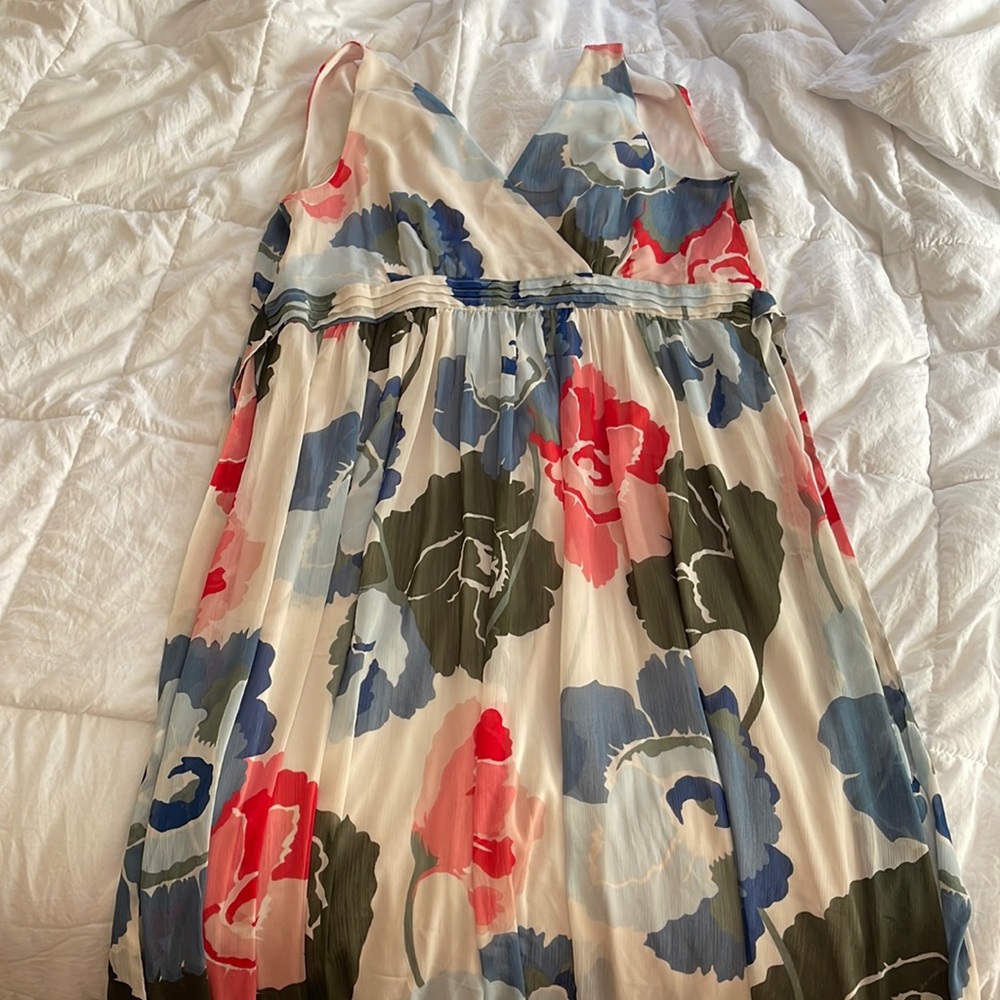 Maxi, floral, maternity dress, size medium